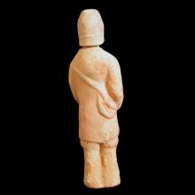 Red terracotta figure of a warrior